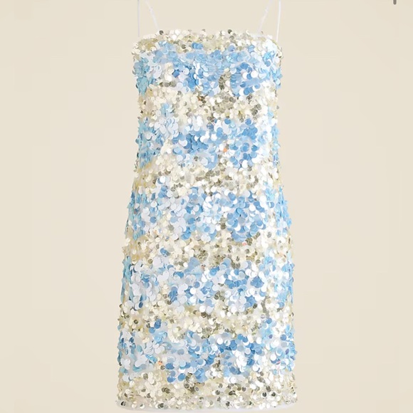 Jcrew Collection Sequin Embellished Mini Dress Size 12 New With Tags Bridal - Picture 10 of 10